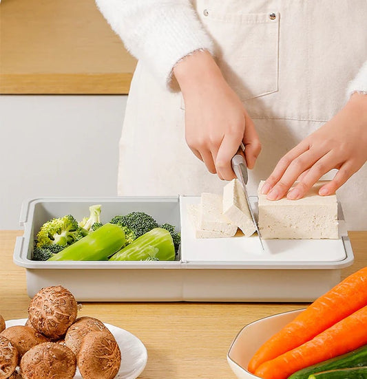 Multi-Functional Grater & Drainer Cutting Board