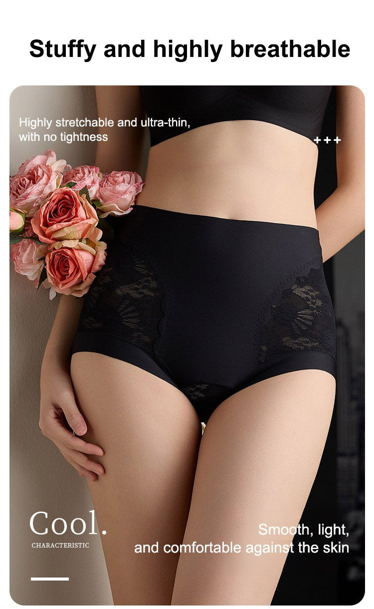 High Waist Tummy Control Fabric Panties ( Imported )