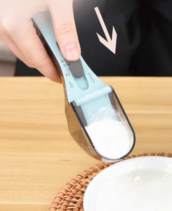 Adjustable Measuring Scoop with Volume Slider