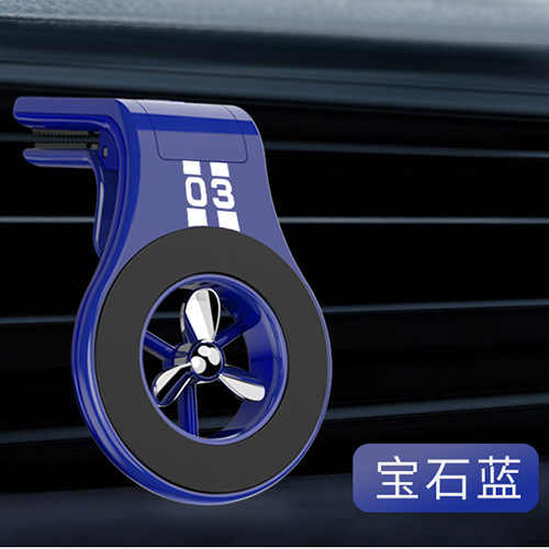 Car Fan Moving Air Freshner + Phone Holder