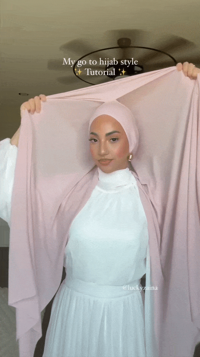 Magnetic Instant Chiffon Hijab