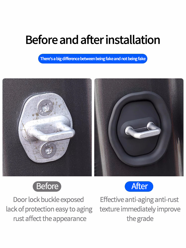 Anti Shock Car Door Lock Cover