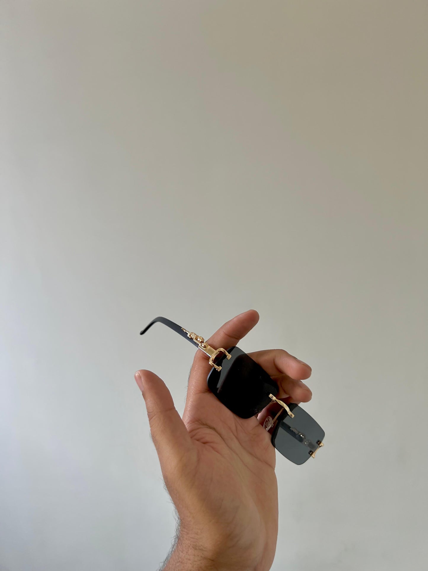 Panther De' Cartier Rimless Sunglasses