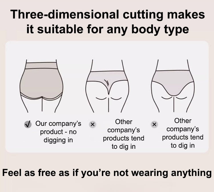 High Waist Tummy Control Fabric Panties ( Imported )