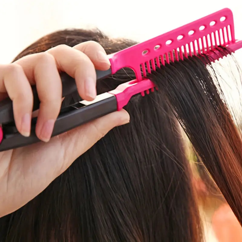 Hair Straightening and Curl Comb