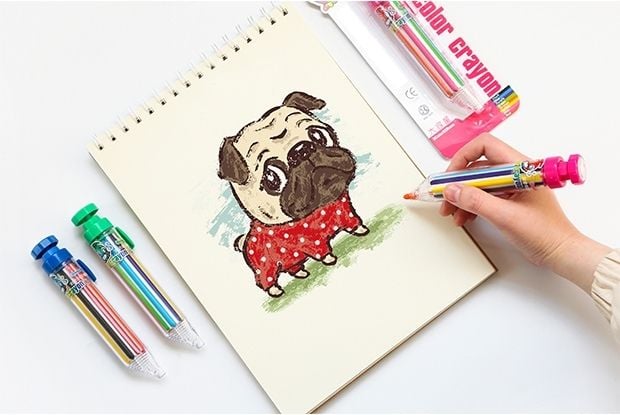 15 in 1 Crayons Pen Set