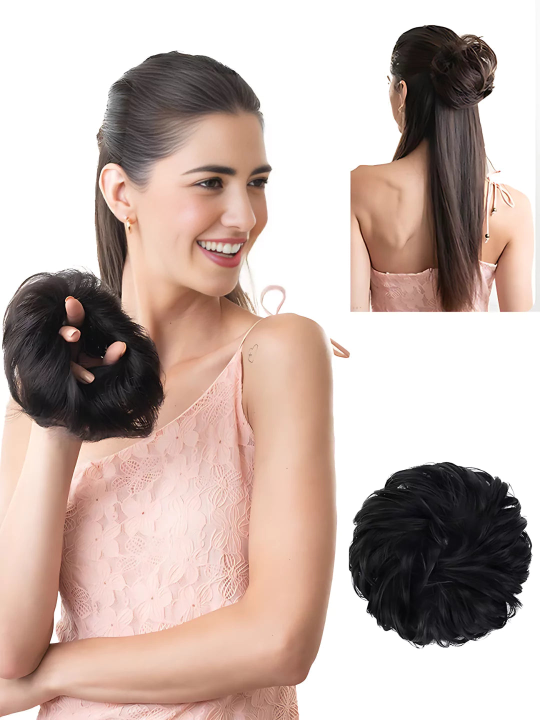 PREMIUM QUALITY MESSY HAIR BUN SCRUNCHIES