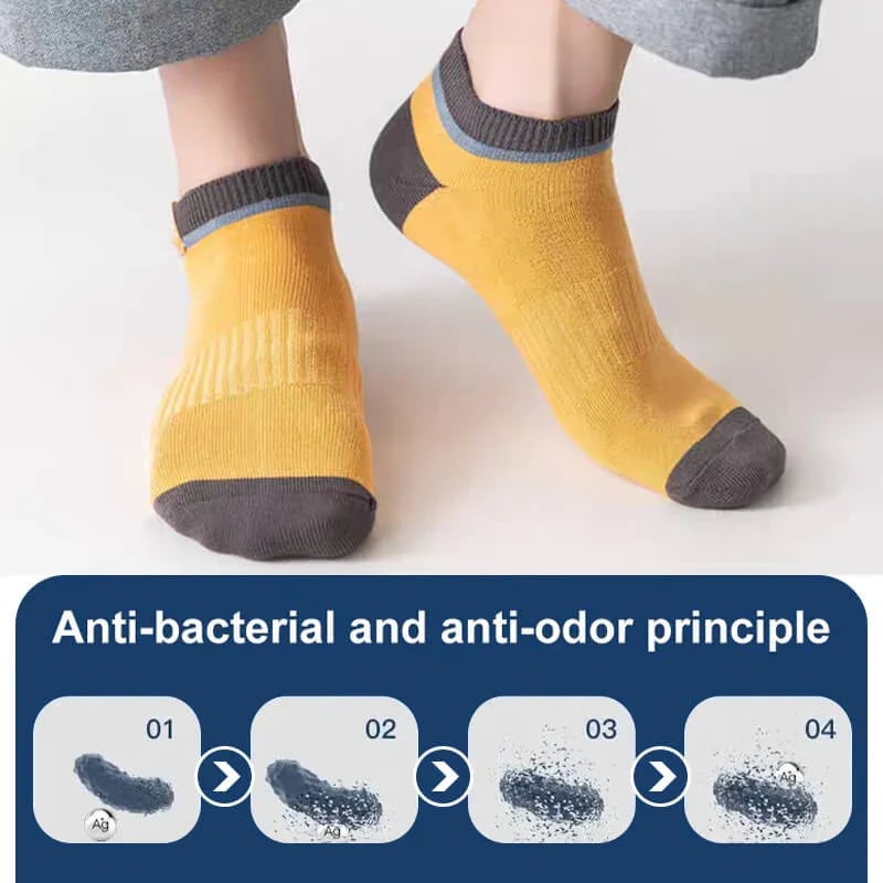 Unisex Cotton Anti Bacterial + Anti Smell Socks