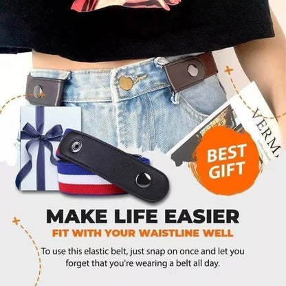 Unisex Buckle-free Invisible Elastic Waist Belts