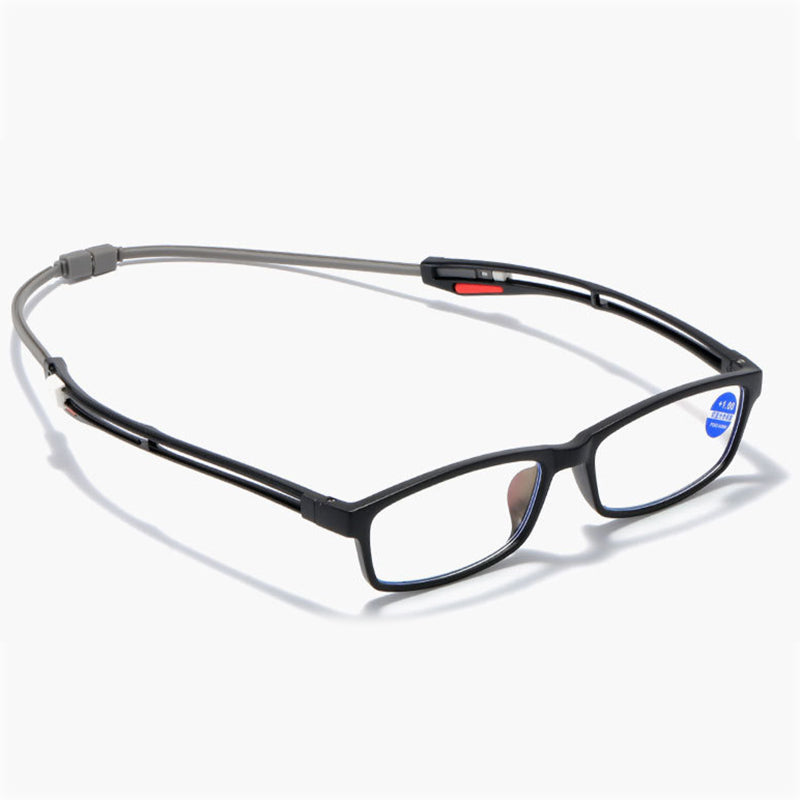 2 In 1 Secure Fit Anti-Blue Light Magnetic Strap Glasses