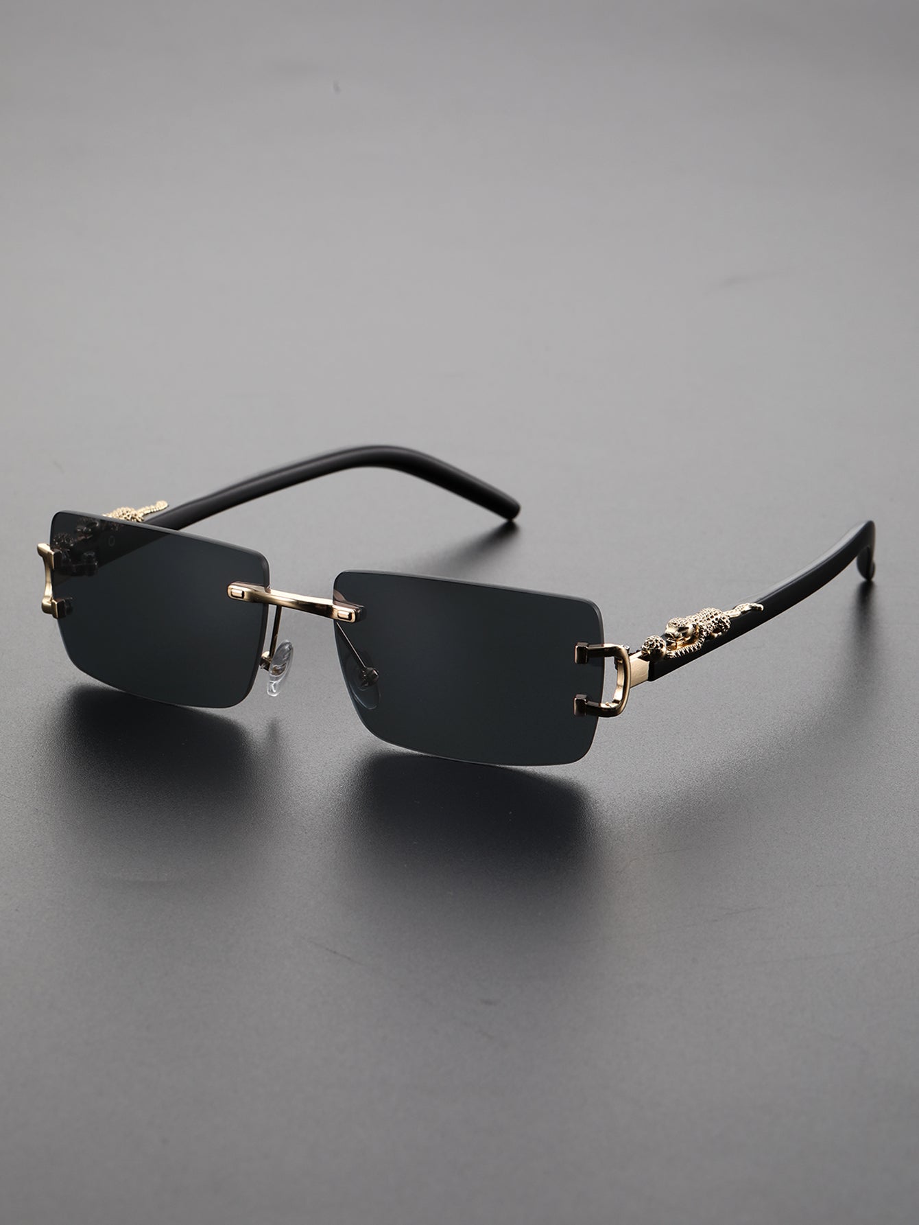 Panther De' Cartier Rimless Sunglasses