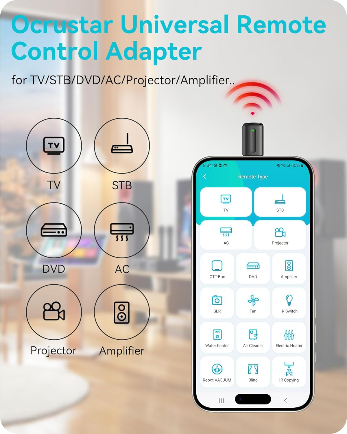 2 in 1 Smart IR Remote Adapter