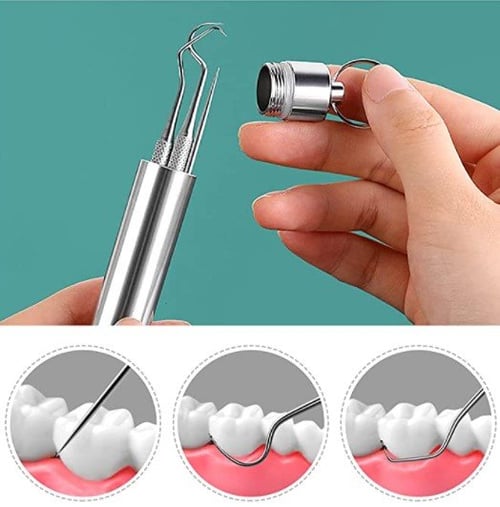 7 in 1 Titanium Toothpick KeyChain