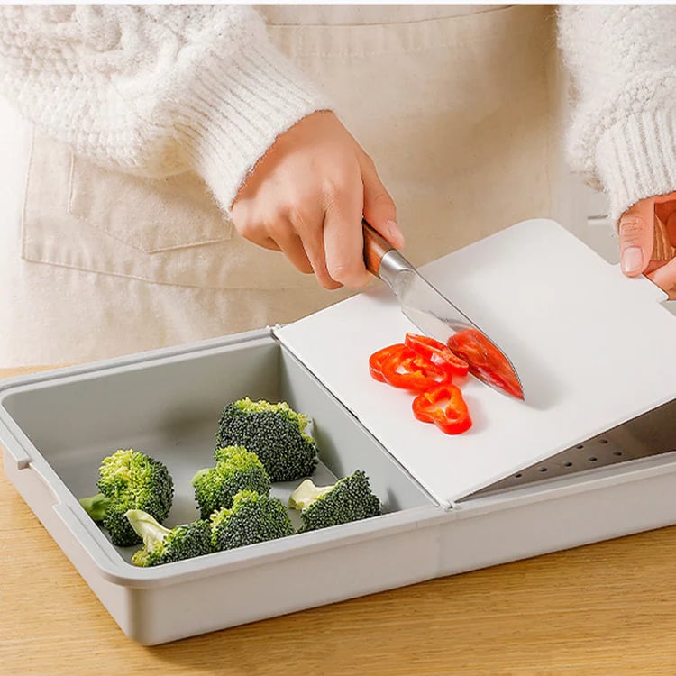 Multi-Functional Grater & Drainer Cutting Board