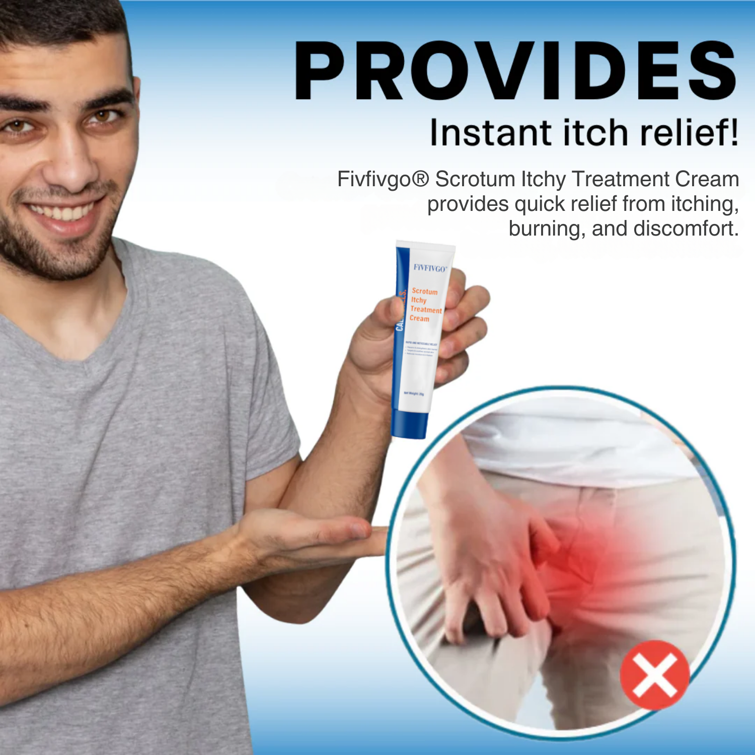 Scrotum Itchy Treatment Cream