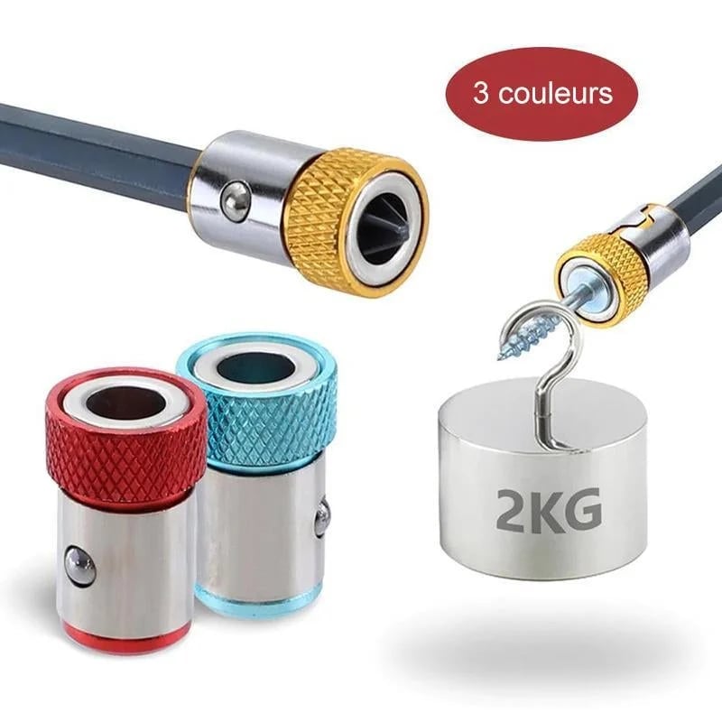 MAGNETIC SCREWDRIVER BIT REMOVABLE RING