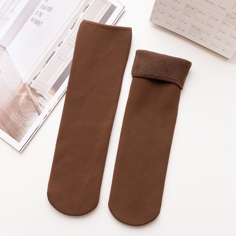 100% Cotton + Anti Smell Velvet Winter Thermal Socks