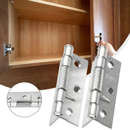 Stainless Steel Self Door Closing For Cabinets, Door. Furniture (2 pcs)
