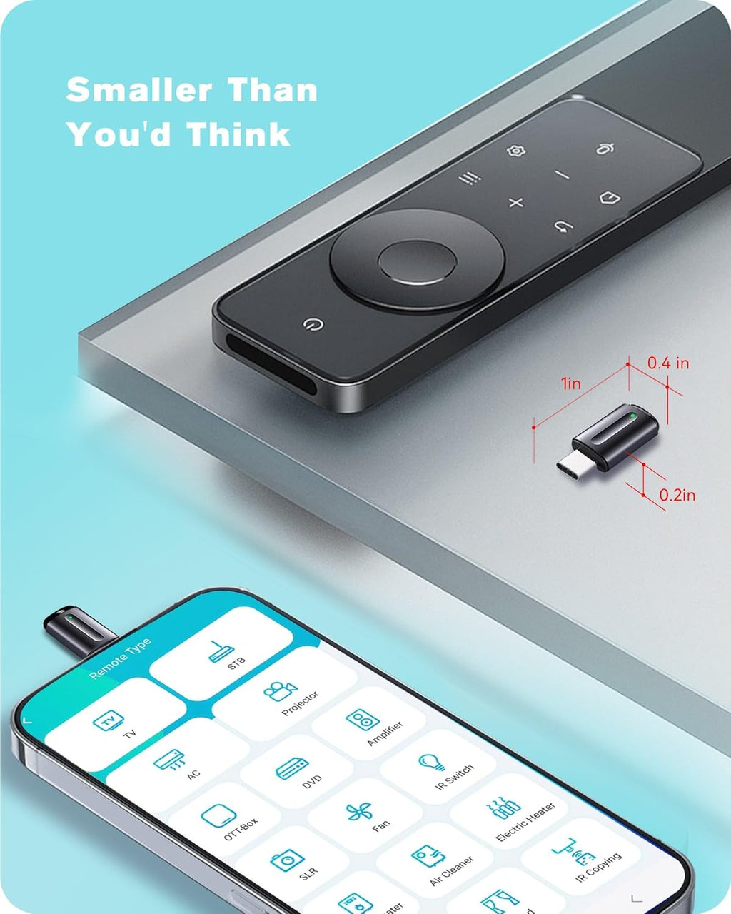 2 in 1 Smart IR Remote Adapter