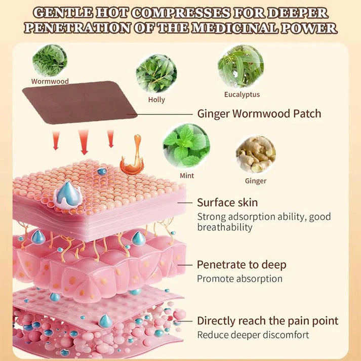 Wormwood Moxibustion Pain Relief Joint Patch