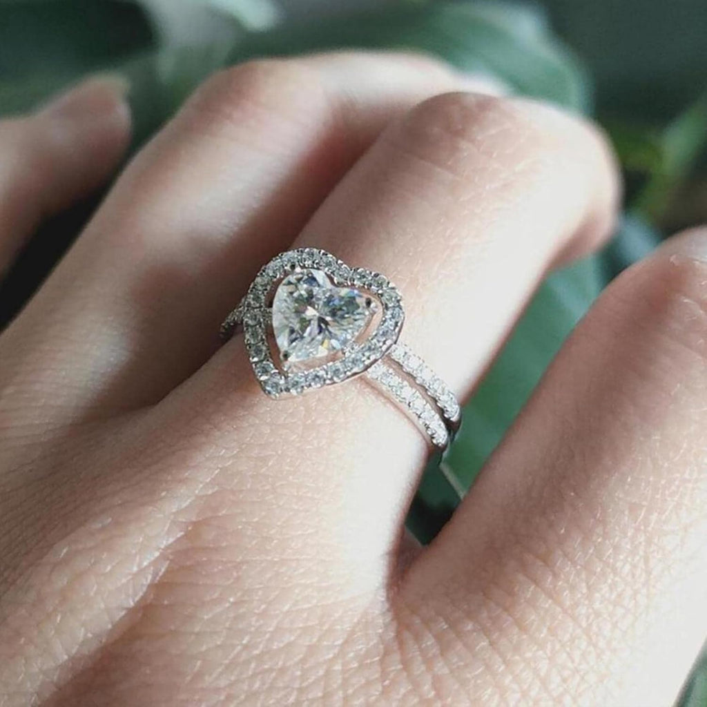 2 in 1 Matching Hearts Ring