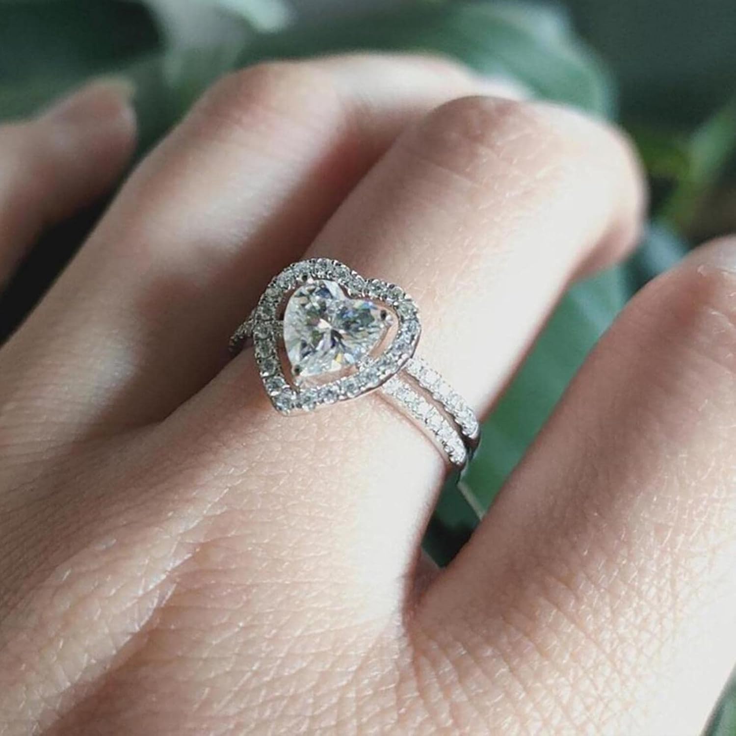 2 in 1 Matching Hearts Ring