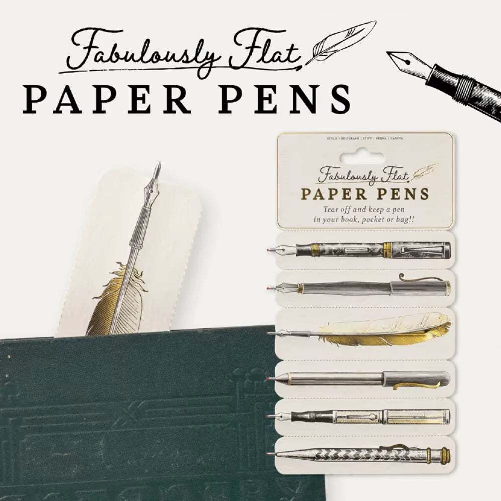 4 in 1 Flat Paper Pens