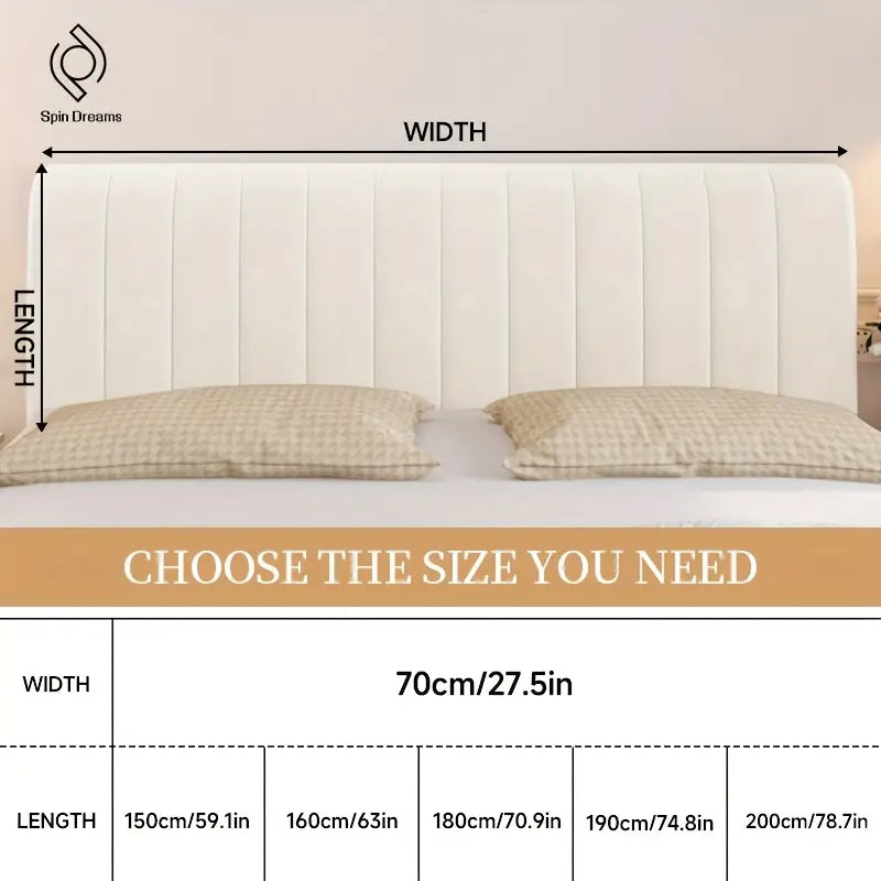 Universal Foam Bed Headboard Cover