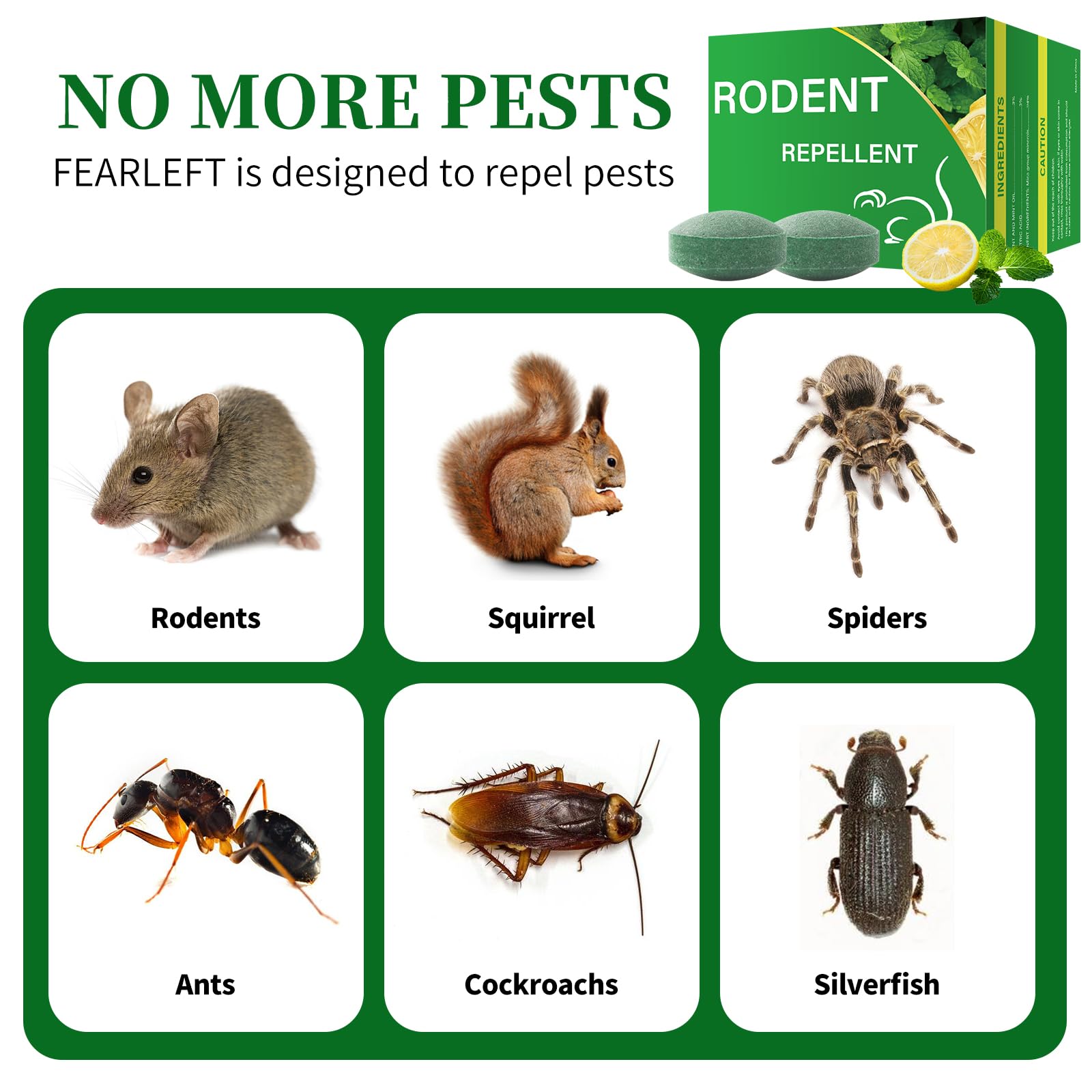 24-Pack Peppermint Oil Mouse Repellent – Safe & Natural