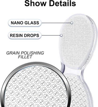 3 in 1 Nano Glass Hand & Foot Pad For Exfoliation, Calluses, Dead Skin, Foot Pad, Nail Shaping