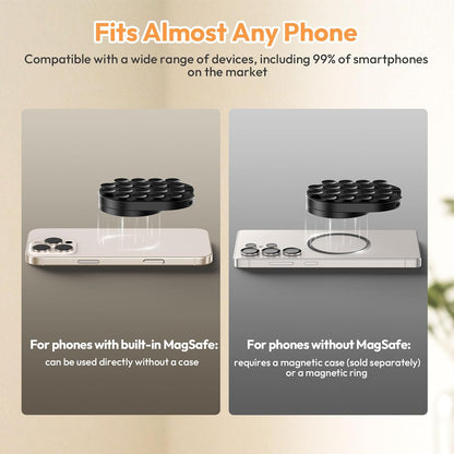 3-in-1 Suction Magnetic Phone Holder, 360° Rotatable