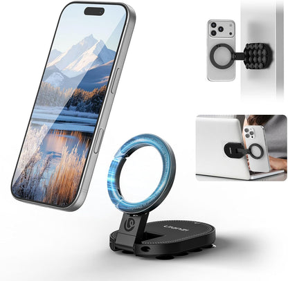 3-in-1 Suction Magnetic Phone Holder, 360° Rotatable