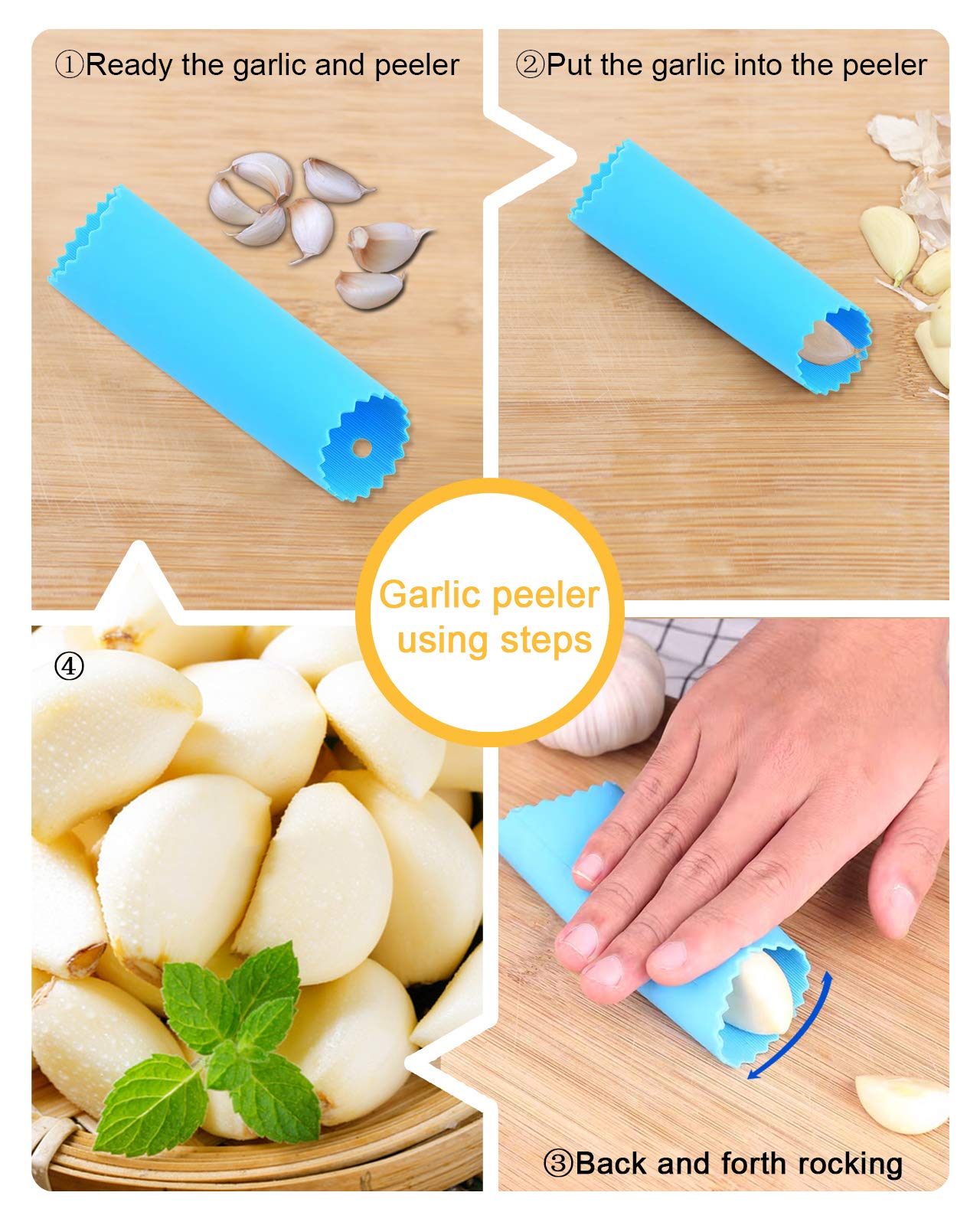 Easy Garlic Peeler