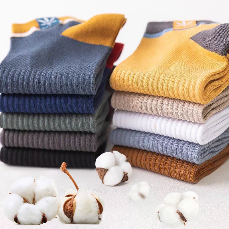 Unisex Cotton Anti Bacterial + Anti Smell Socks