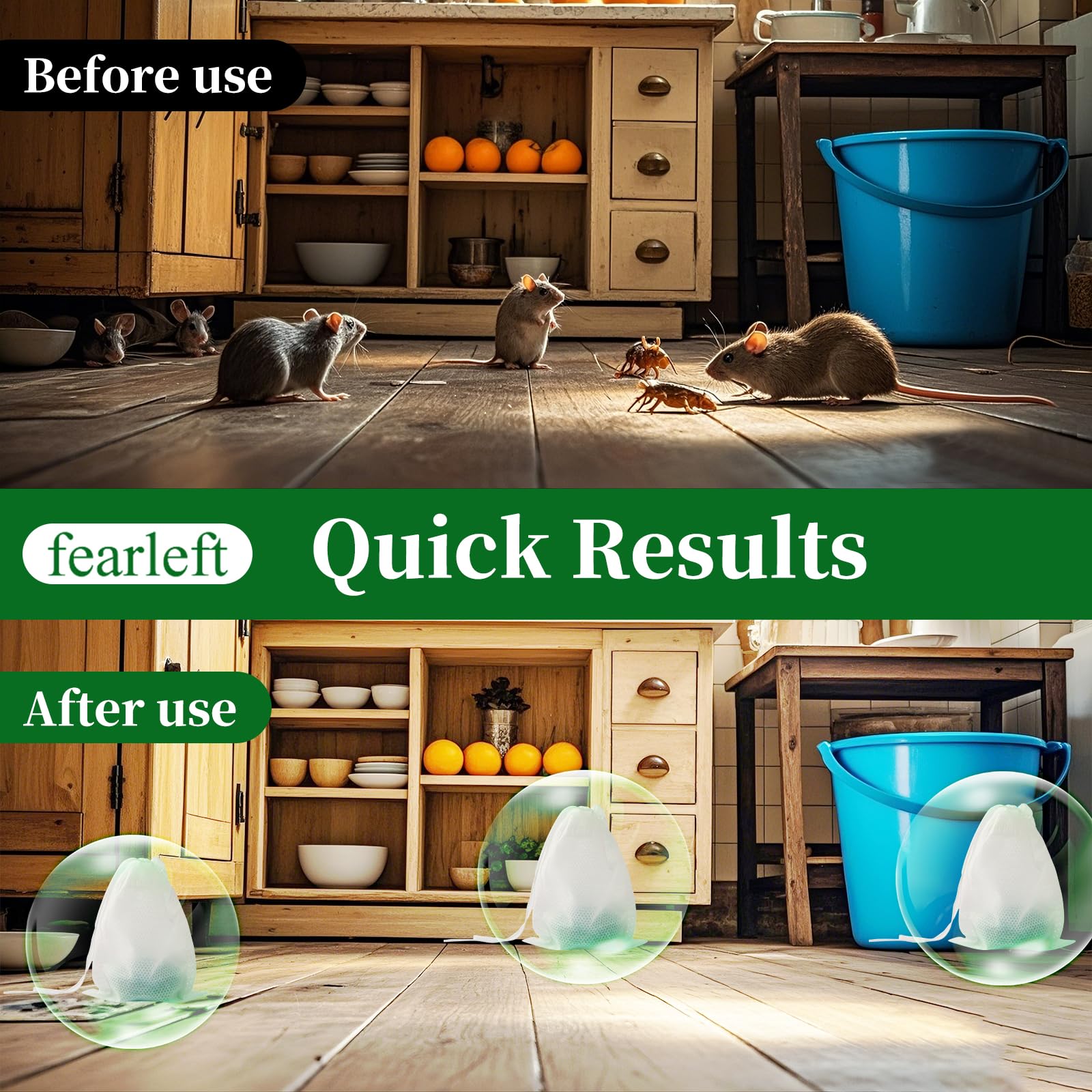 24-Pack Peppermint Oil Mouse Repellent – Safe & Natural