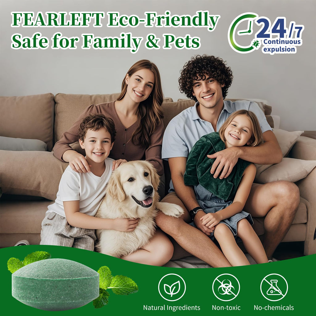 24-Pack Peppermint Oil Mouse Repellent – Safe & Natural