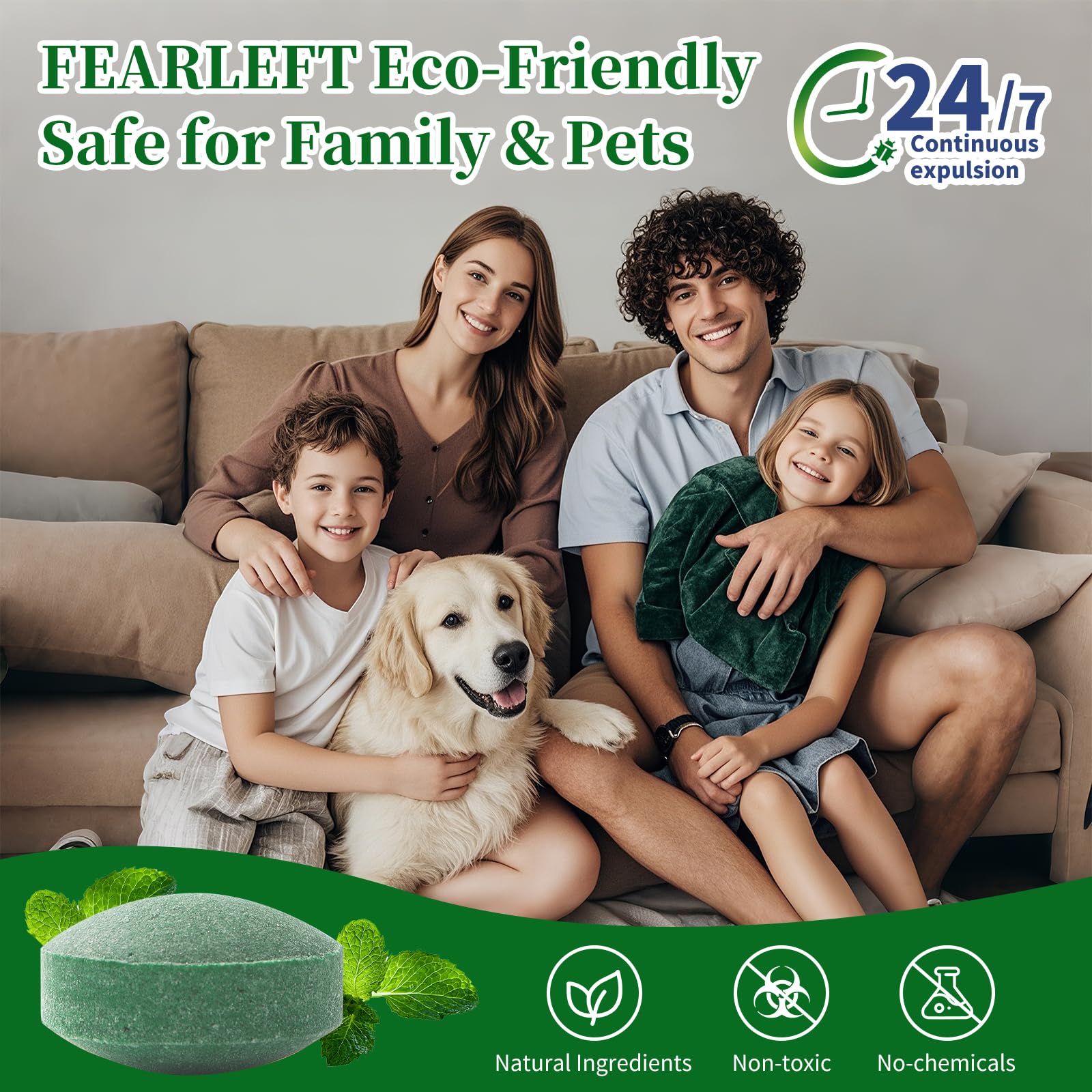 24-Pack Peppermint Oil Mouse Repellent – Safe & Natural