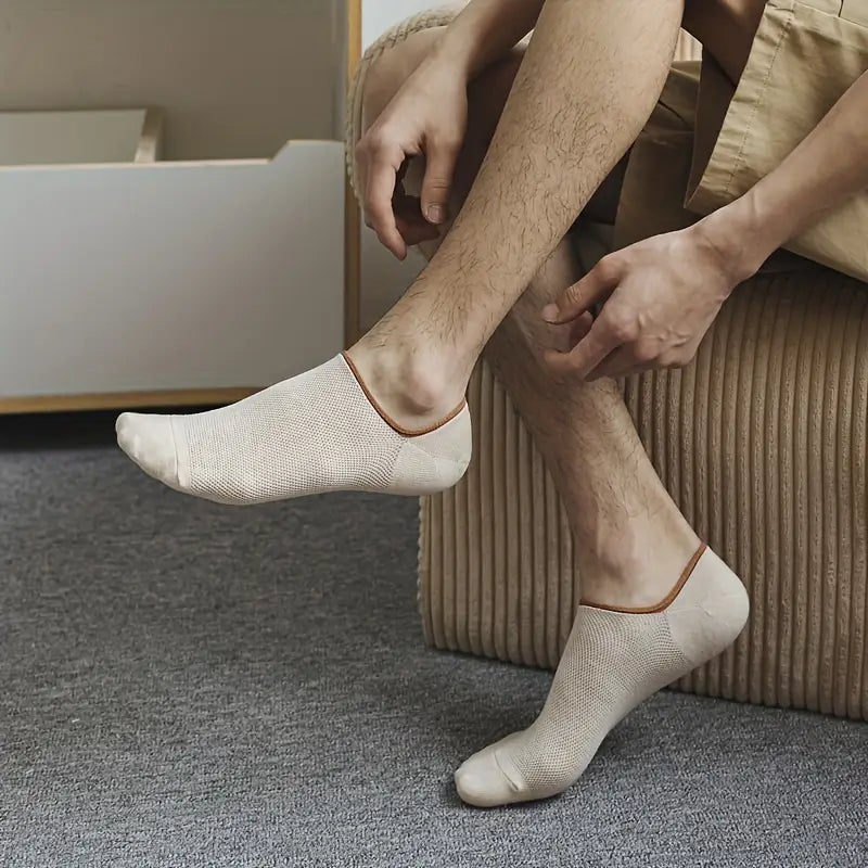 2025 Mens Anti-Bacterial + Anti-Smell + No Sweat Socks