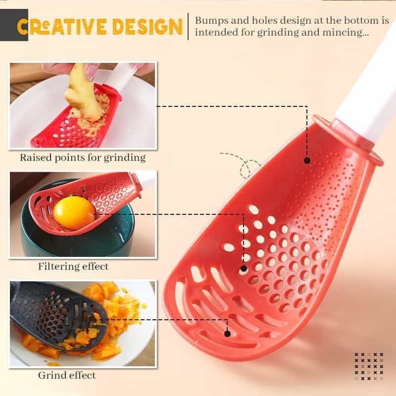 8 in 1 Multifunctional Kitchen Cooking Spoon
