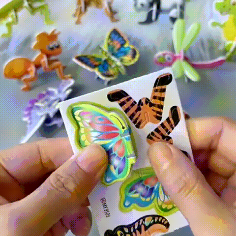 Re Useable Educational 3D Cartoon Puzzle