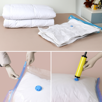 Reusable Vacuum Bags with Pump Set