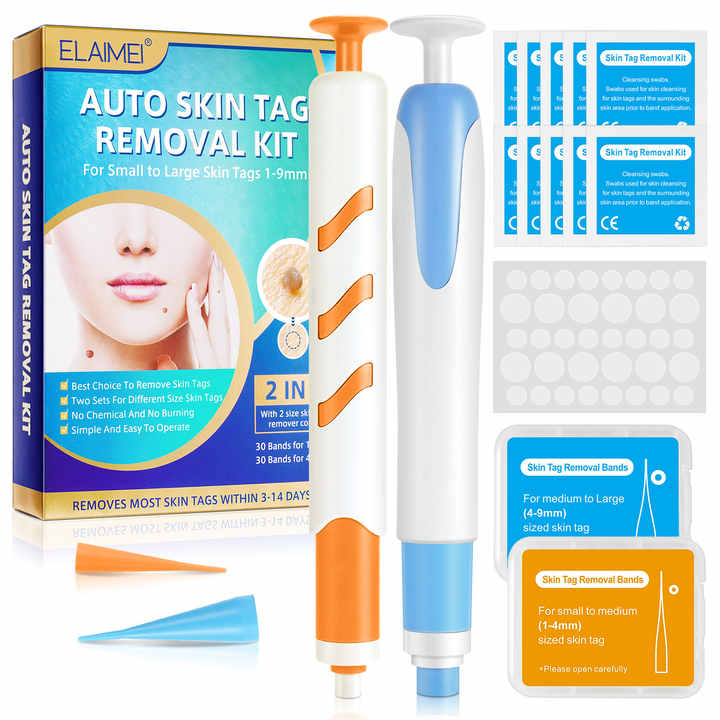 2 In 1 Painless Auto Skin Tag Mole Removal Kit