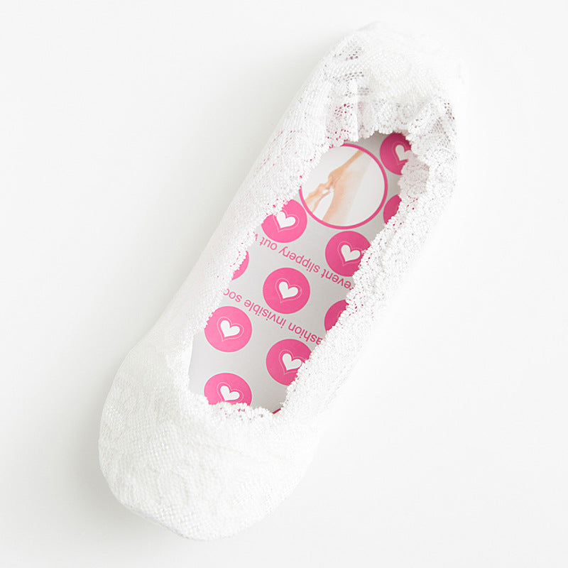 Lace No Show Liner Socks for Women (  Anti Bacterial + Smell Free )