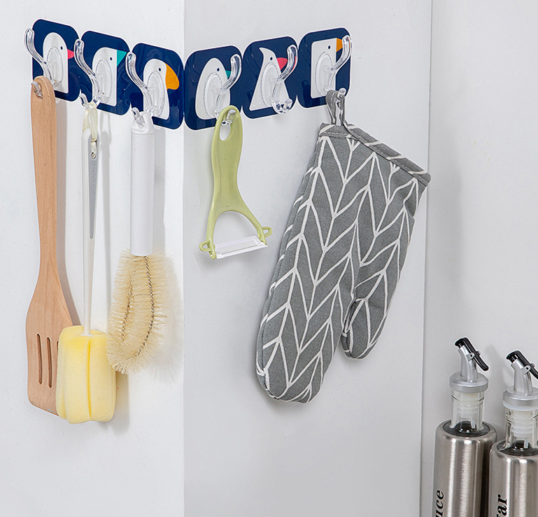 6 in 1 Adhesive Wall Mount