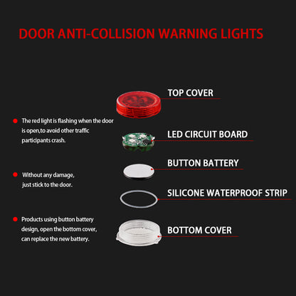 Car Door Collision Warning Light
