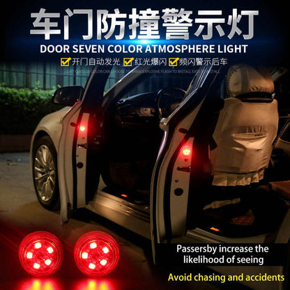 Car Door Collision Warning Light