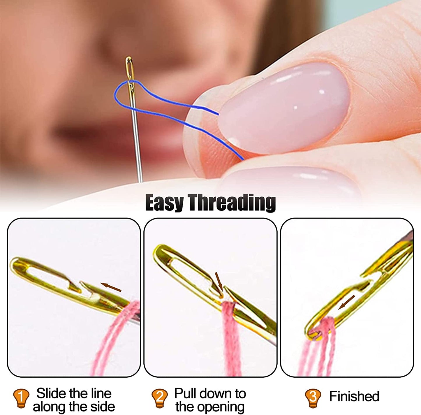 Self Threadning Needels Pro