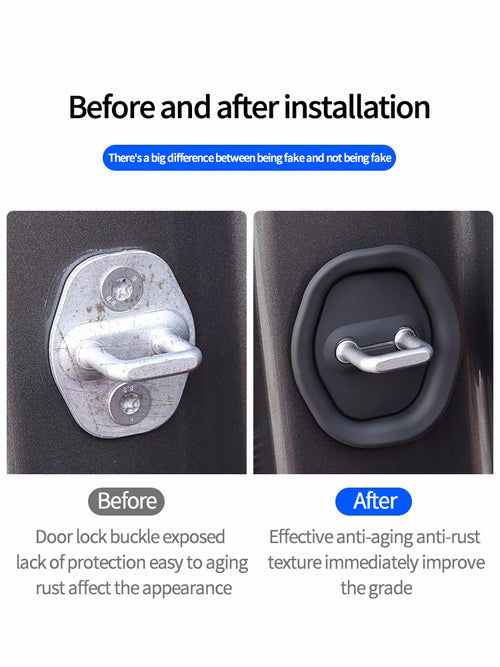 Anti Shock Car Door Lock Cover