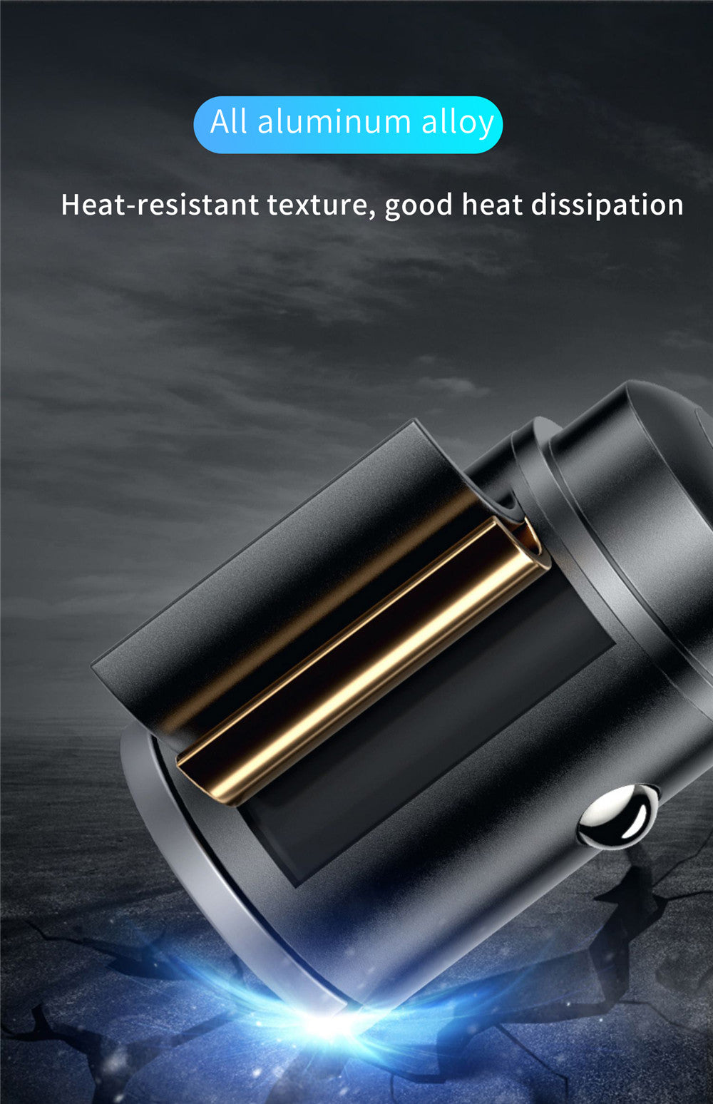 100W Fast Charging Car Charger