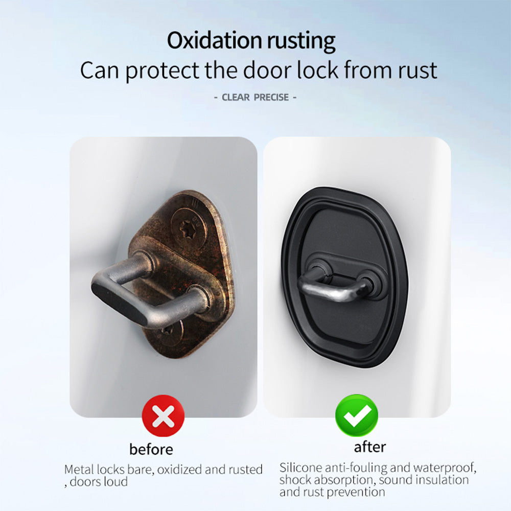 Anti Shock Car Door Lock Cover